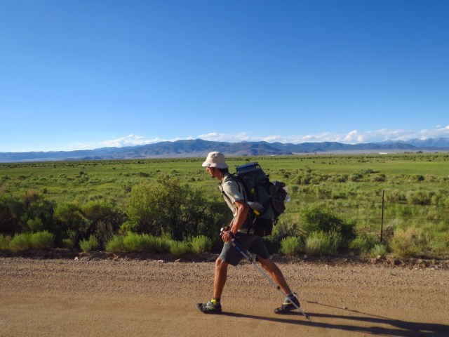 Luke on the San Luis Valley crossing.