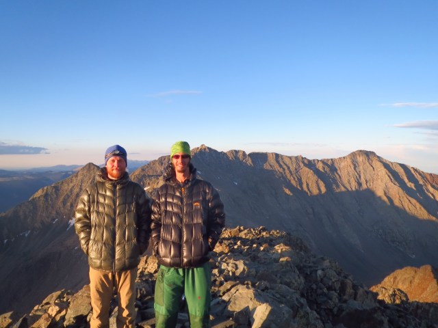 The summit of Wilson Peak.