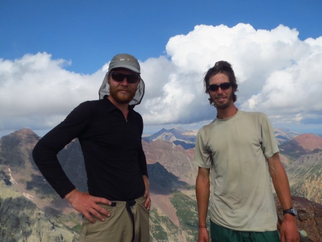 Pyramid Peak summit.