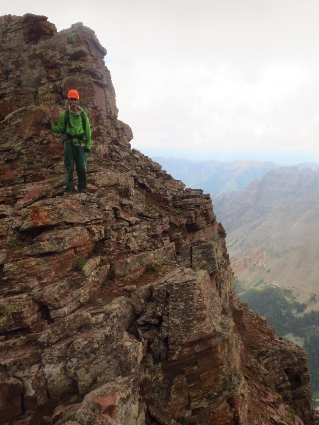 On the Maroon Traverse.