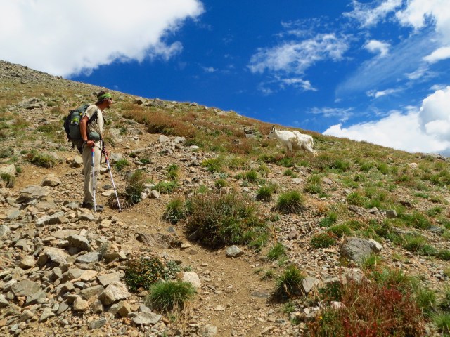 Luke on the way down from Columbia.
