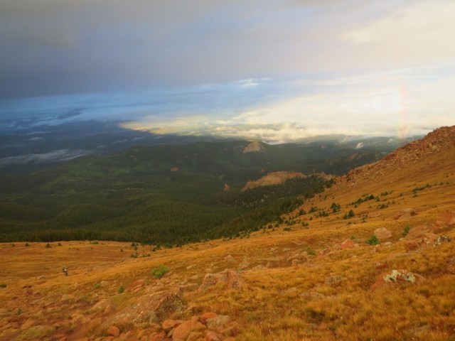 A strange quality to the light during the climb up to Pikes Peak from the Craggs Campground.
