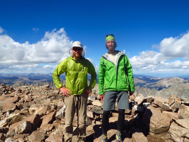 Luke and Junaid on the Quandary summit.
