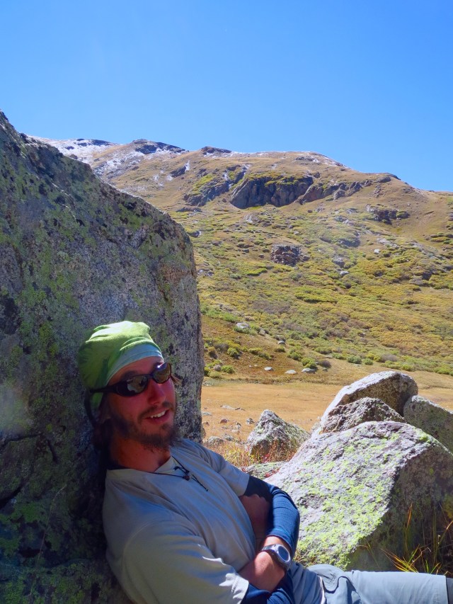 We stopped here on the descent from Mt. Evans and ate the sandwiches that a very kind woman tracked us down at the summit and gave to us.