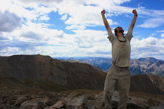 I asked Luke how he felt about our second 4-peak day. This was his response.