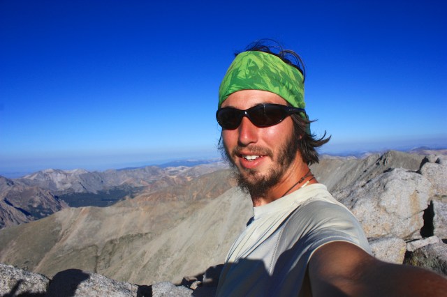 Luke on Mt. Shavano.