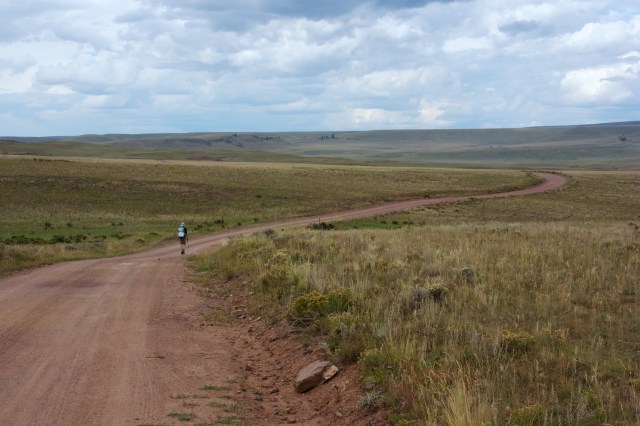 Junaid on the first day out of Salida...headed for Pikes Peak.