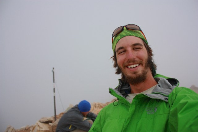 Luke on Mt. Sherman. 