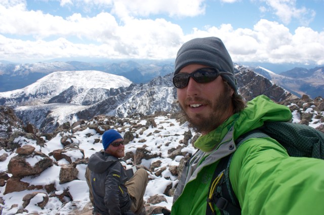 Luke and Junaid on MT. Holy Cross.