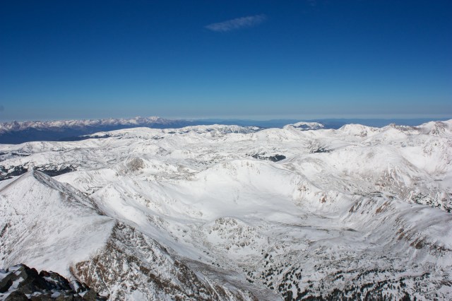 The view west from Torreys Peak.