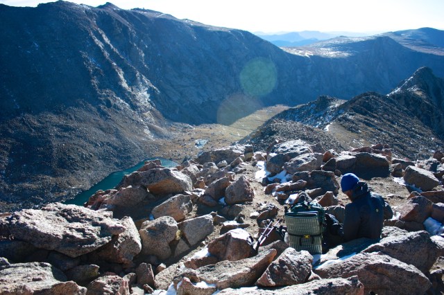 A summit view from Bierstadt.