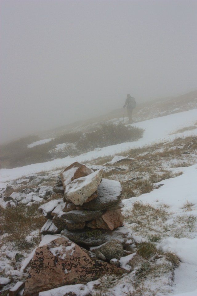 Junaid trudges on through what proved to be a very wet day.